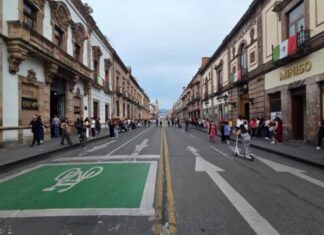 Gobierno de Morelia mantiene dispositivo de orden en el Centro Histórico
