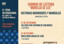 Llegan las historias marroquíes y mandalas a las Cabinas de Lectura de Morelia