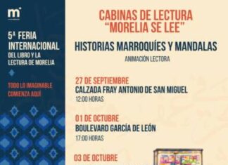 Llegan las historias marroquíes y mandalas a las Cabinas de Lectura de Morelia