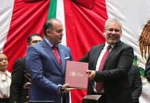 Michoacán recuperó el rumbo, pero aún quedan pendientes por resolver: Baltazar Gaona, al recibir el Quinto Informe de Gobierno