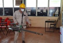 Despliega SSM operativo de saneamiento y vigilancia en albergues de Lázaro Cárdenas por huracán Polo