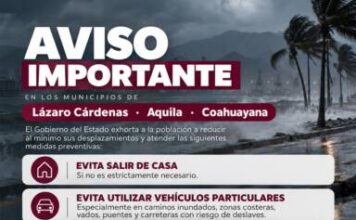 Suspenden actividades comerciales y transporte en la costa, ante riesgo por lluvias de huracán Polo: Raúl Zepeda