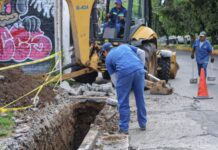Ooapas atiende puntos críticos de drenaje para mantener en funcionamiento la red sanitaria de Morelia