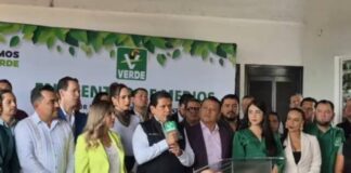 PVEM abre las puertas a Carlos Torres Piña; lo recibe Ernesto Núñez como familia verde rumbo a 2027