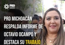 PRD Michoacán respalda informe de Octavio Ocampo y destaca su trabajo territorial para convertir demandas ciudadanas en leyes