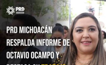 PRD Michoacán respalda informe de Octavio Ocampo y destaca su trabajo territorial para convertir demandas ciudadanas en leyes