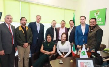 GPPVEM destaca unidad del Partido Verde para acompañar a Torres Piña