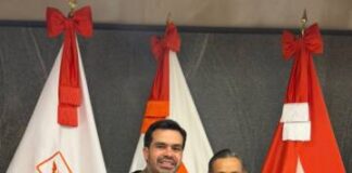 Víctor Manríquez se reúne con Máynez en CDMX; llevan a la mesa temas pendientes de Michoacán