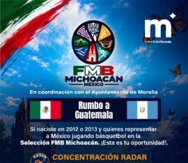 Gobierno de Morelia apoyará la selección de jóvenes basquetbolistas que competirán en Guatemala