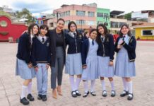 Mónica Valdez reconoce 120 años de historia y formación educativa del Instituto Cristóbal Colón en Zacapu