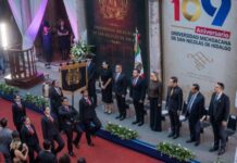 CONMEMORAN 109 AÑOS DE GRANDEZA DE LA UMSNH; YARABÍ ÁVILA DESTACA PROFUNDA TRANSFORMACIÓN DE LA INSTITUCIÓN