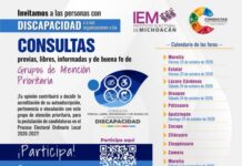 IEM invita a personas con discapacidad de todo Michoacán a participar en consulta virtual
