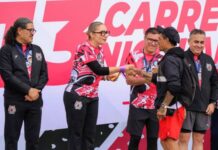 CIFRA RÉCORD DE PARTICIPANTES EN LA 13ª CARRERA ATLÉTICA NICOLAITA; YARABÍ ÁVILA ENTREGA MEDALLAS