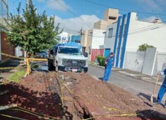 ATIENDE OOAPAS FUGA DE AGUA POTABLE Y CONCLUYE TRABAJOS EN NUEVA CHAPULTEPEC